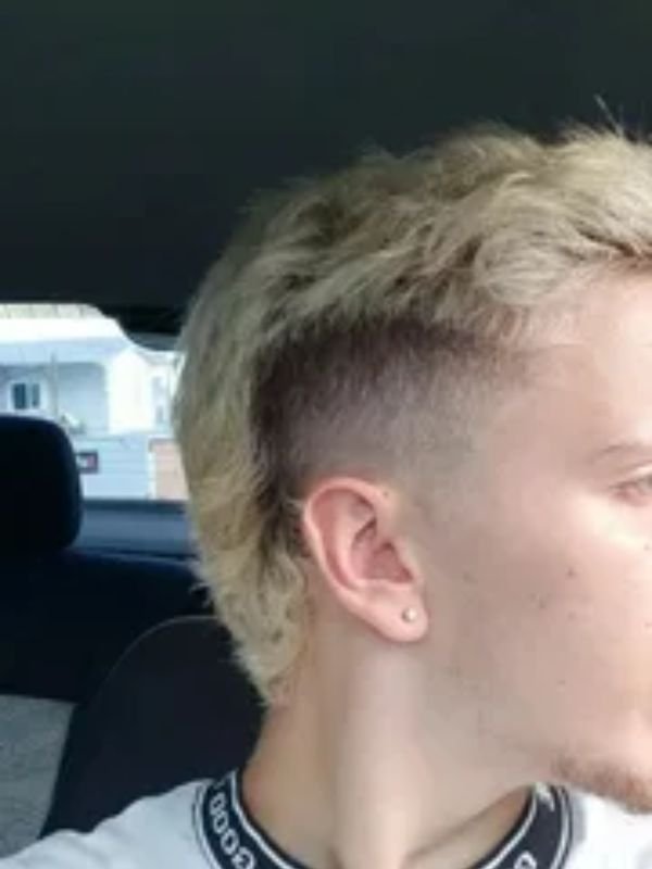 _Blonde Burst Fade Mullet