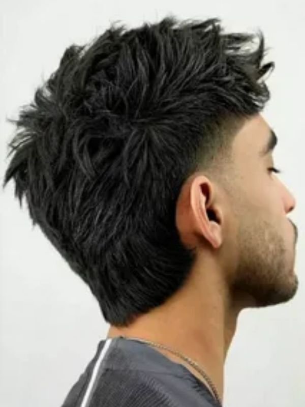 _Burst Fade Mullet With Fringe
