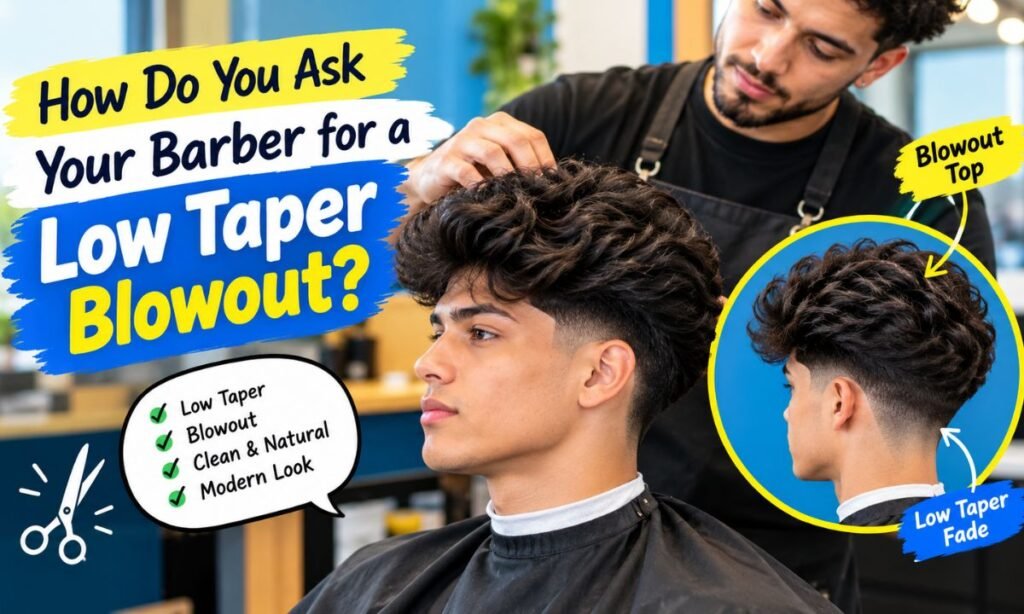How Do You Ask Your Barber for a Low Taper Blowout