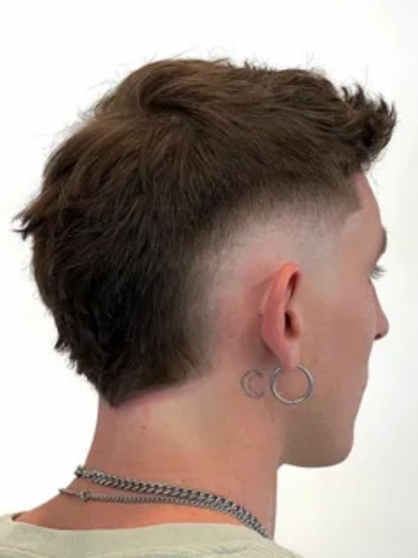 _Messy Burst Fade Mullet