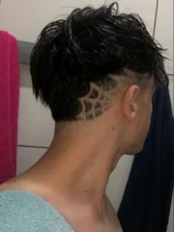 Undercut Burst Fade Mullet